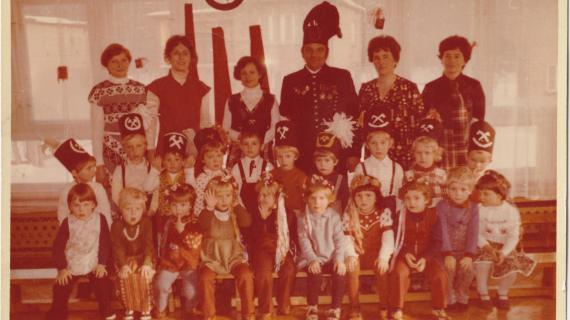 Dzień górnika w przedszkolu, Czerwionka, 1978 [2]