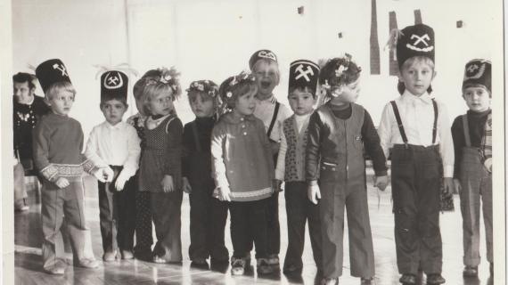 Dzień górnika w przedszkolu, Czerwionka, 1978